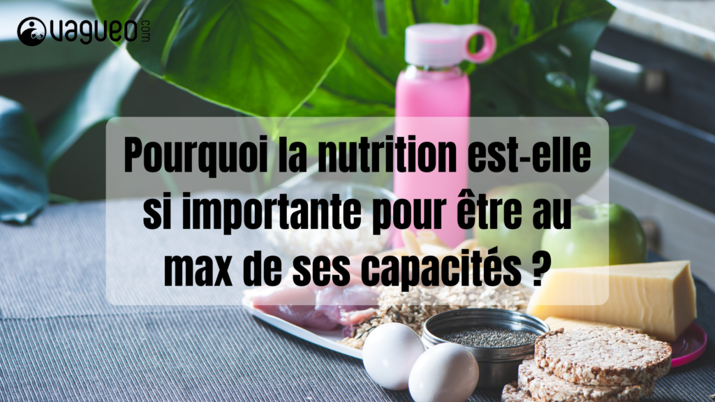 Pourquoi la nutrition est-elle si importante pour être au max de ses capacités