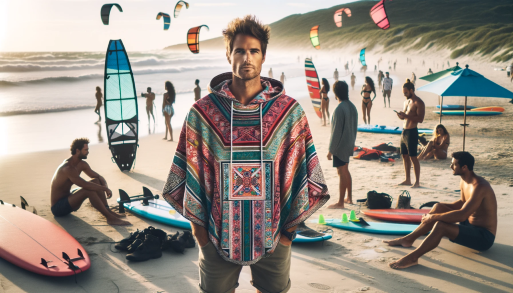 poncho de surf