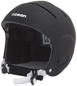 Casque de surf noir - protection tête et oreilles