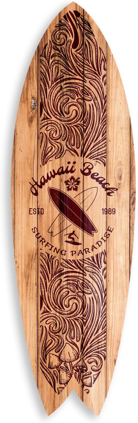 Planche de surf murale décorative - objet design pour la maison